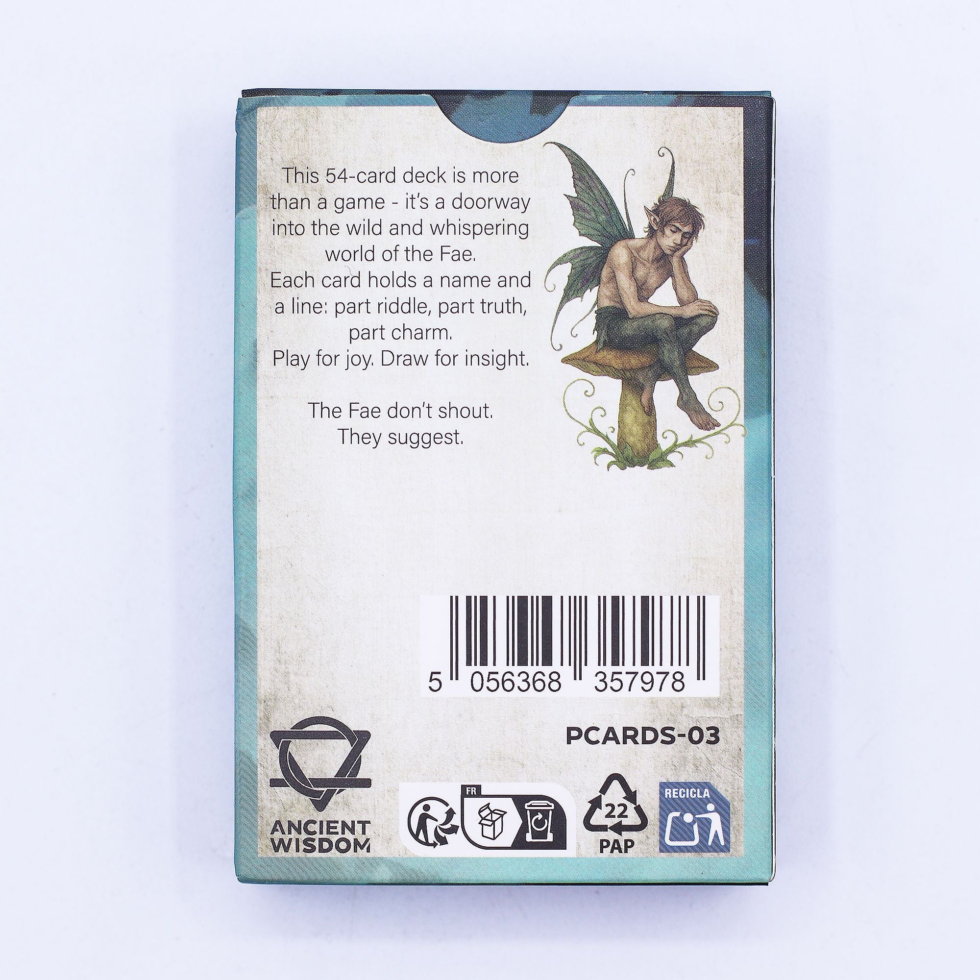 Fae Realm Playing & Oracle Cards – Fairy Theme