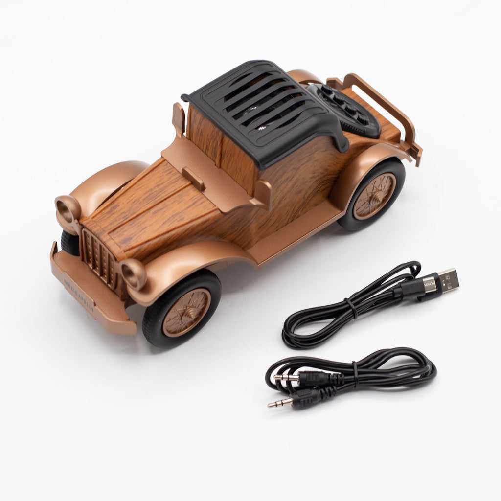 Classic Vintage Car Speaker and Phone Holder - Bluetooth - 5 watt