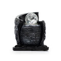 Tabletop Water Feature -15x13x20cm - Water Pot & Crystal Ball